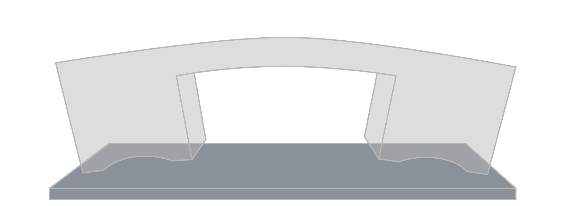 Sintering simulation result for negative offset 1